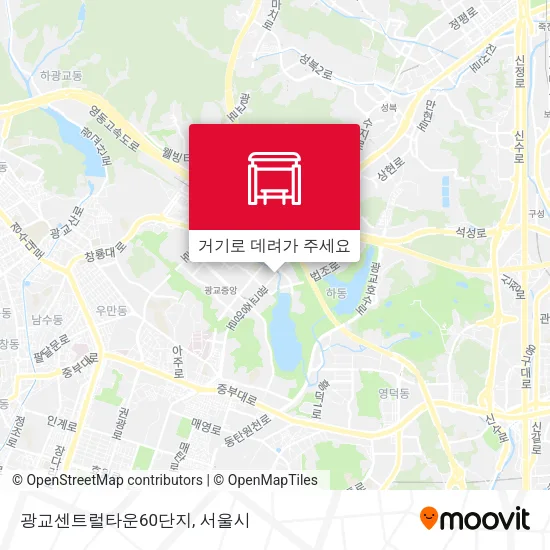 광교센트럴타운60단지 지도