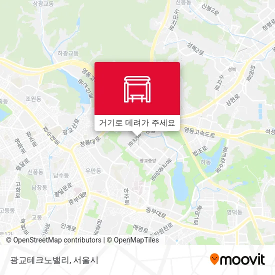 광교테크노밸리 지도