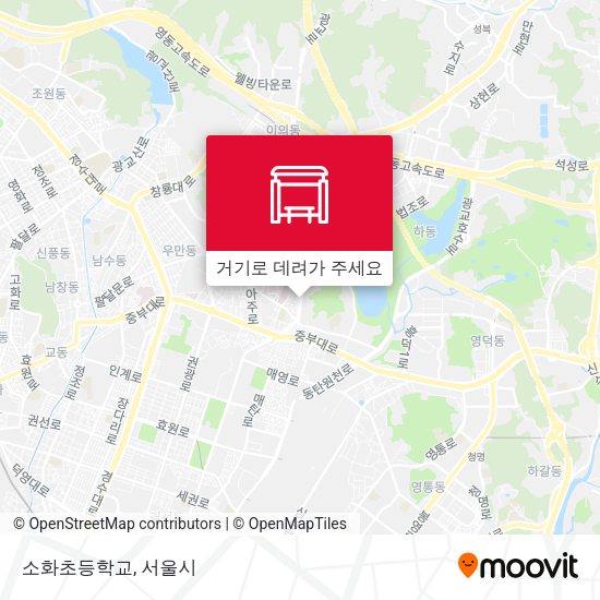 소화초등학교 지도