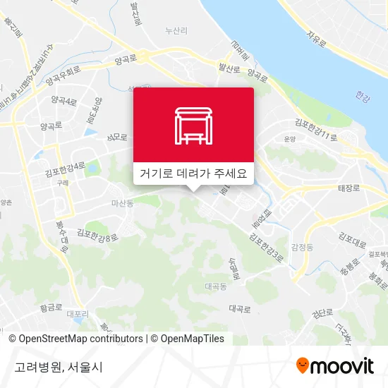 고려병원 지도