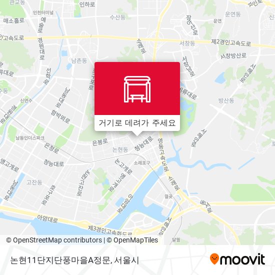 논현11단지단풍마을A정문 지도