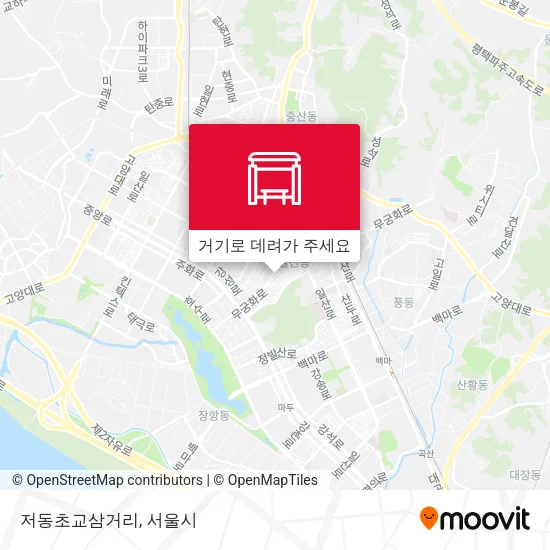 저동초교삼거리 지도