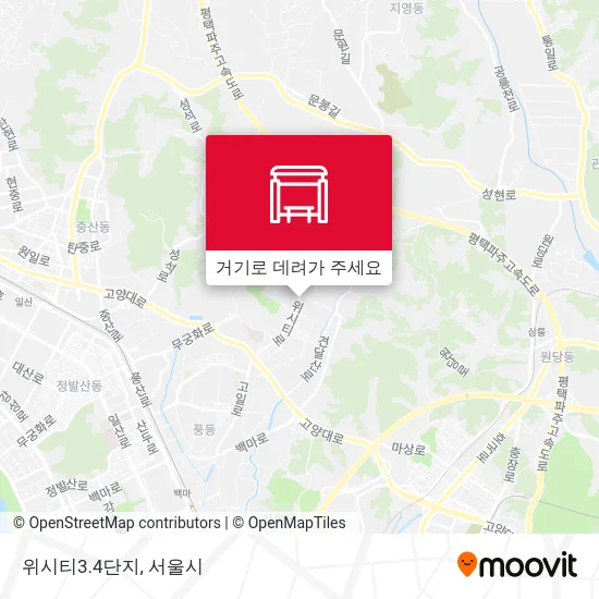 위시티3.4단지 지도