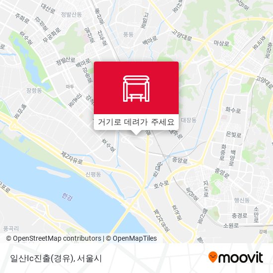 일산Ic진출(경유) 지도