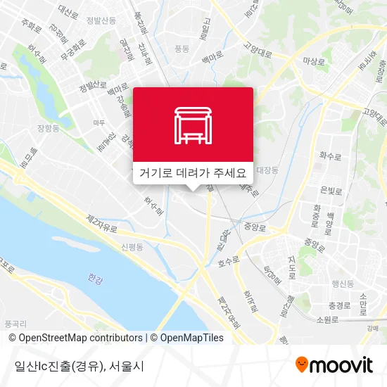 일산Ic진출(경유) 지도