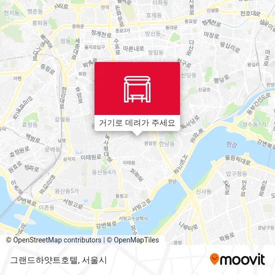 그랜드하얏트호텔 지도