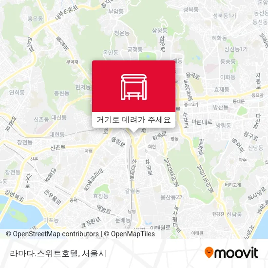 라마다.스위트호텔 지도