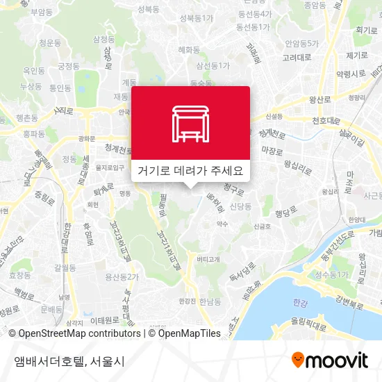 앰배서더호텔 지도