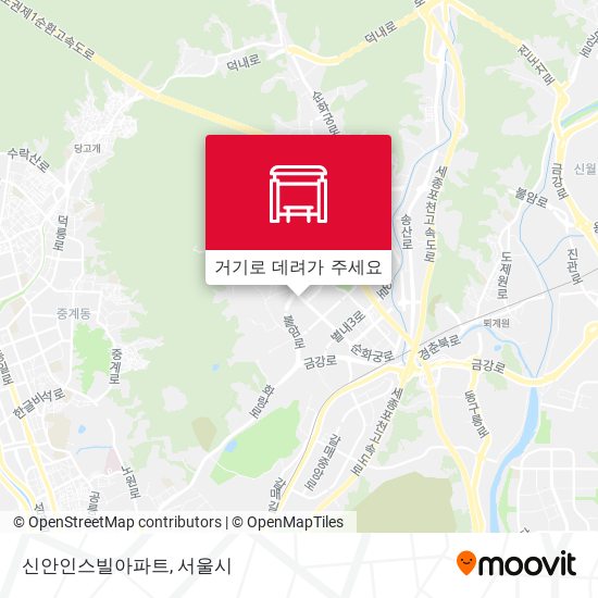 신안인스빌아파트 지도