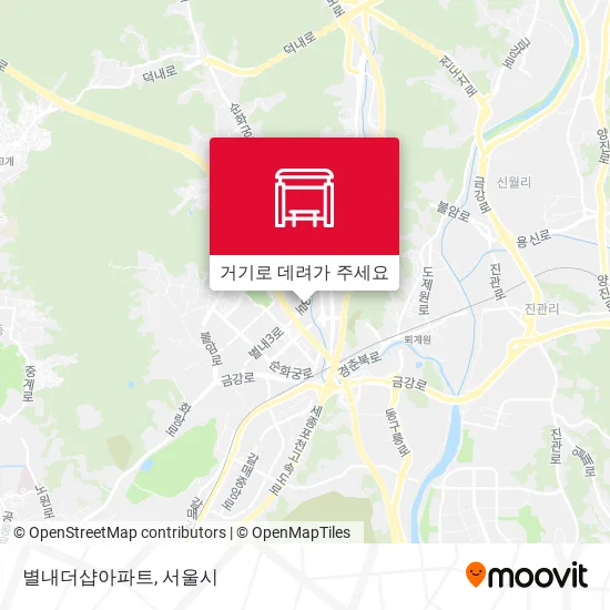 별내더샵아파트 지도