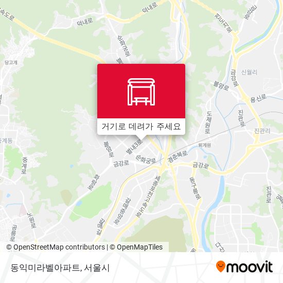 동익미라벨아파트 지도