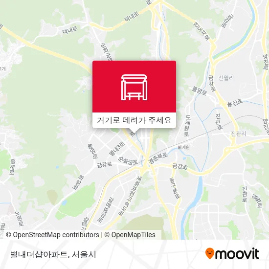 별내더샵아파트 지도