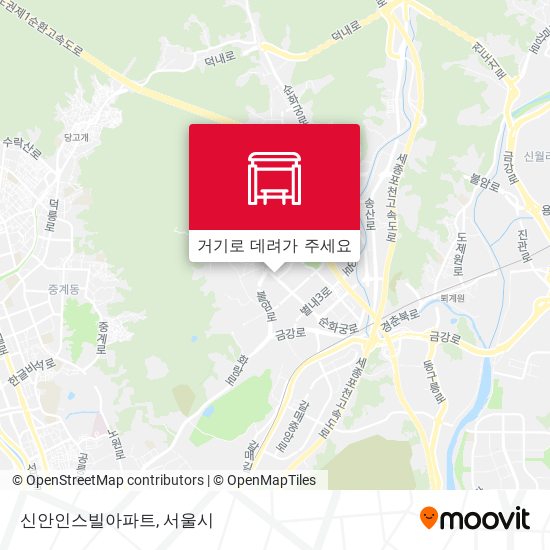 신안인스빌아파트 지도