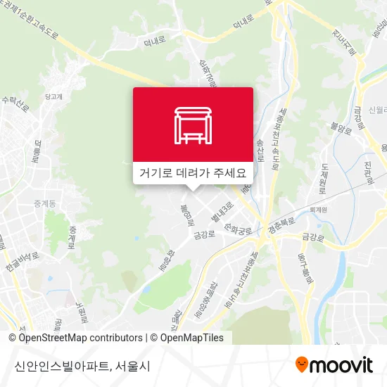 신안인스빌아파트 지도