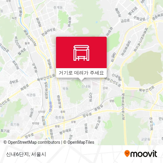 신내6단지 지도