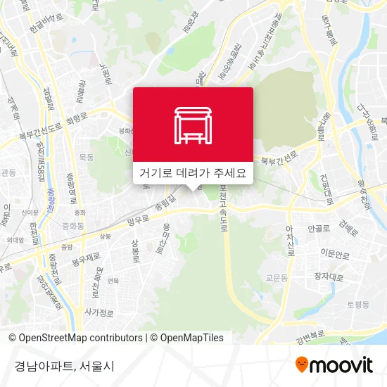 경남아파트 지도
