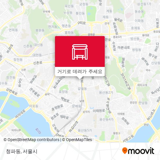 청파동 지도
