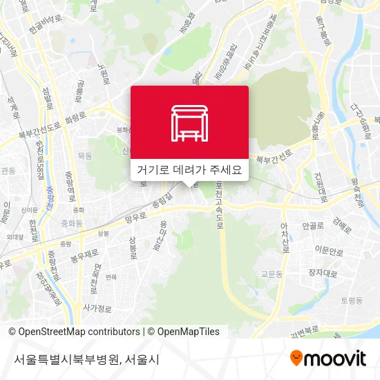 서울특별시북부병원 지도