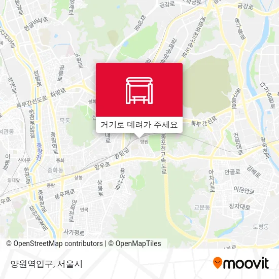 양원역입구 지도