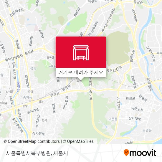 서울특별시북부병원 지도