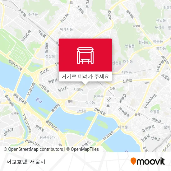서교호텔 지도