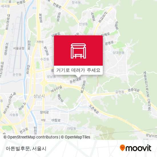 아튼빌후문 지도