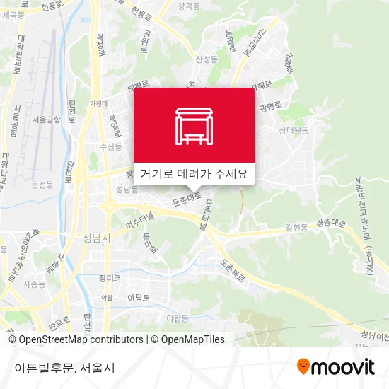 아튼빌후문 지도