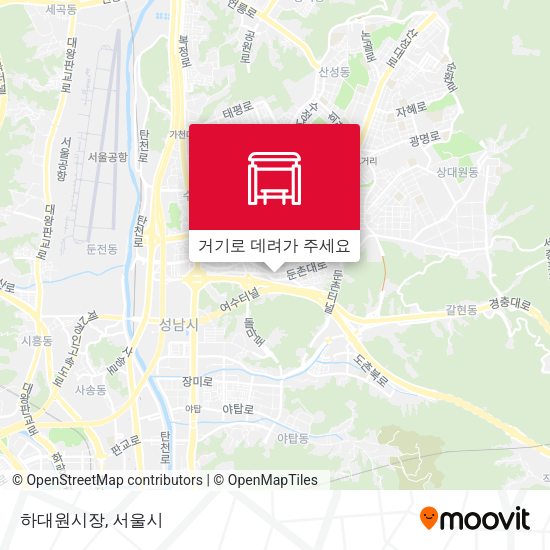 하대원시장 지도