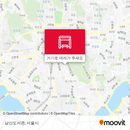 남산도서관 지도