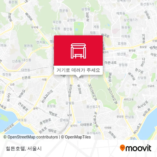 힐튼호텔 지도