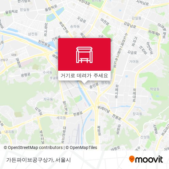 가든파이브공구상가 지도