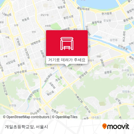 개일초등학교앞 지도