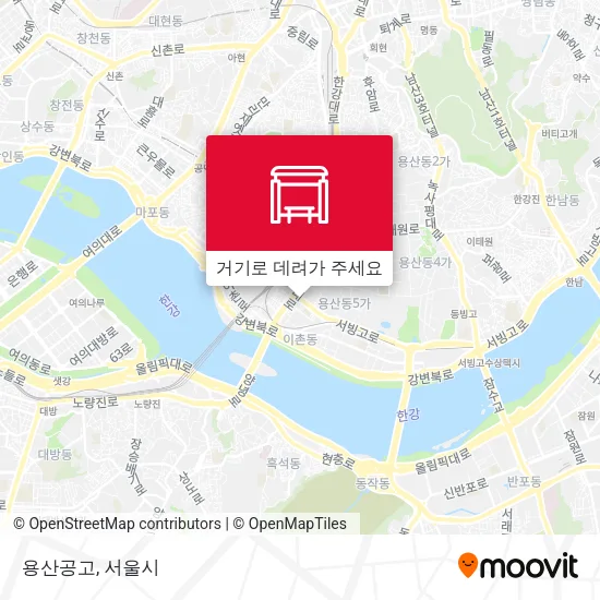 용산공고 지도