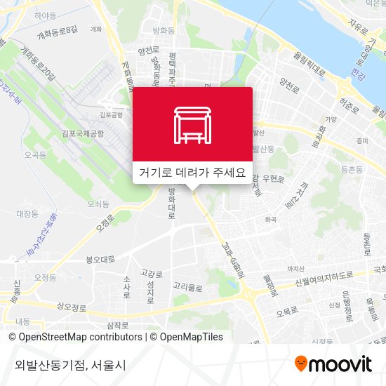 외발산동기점 지도