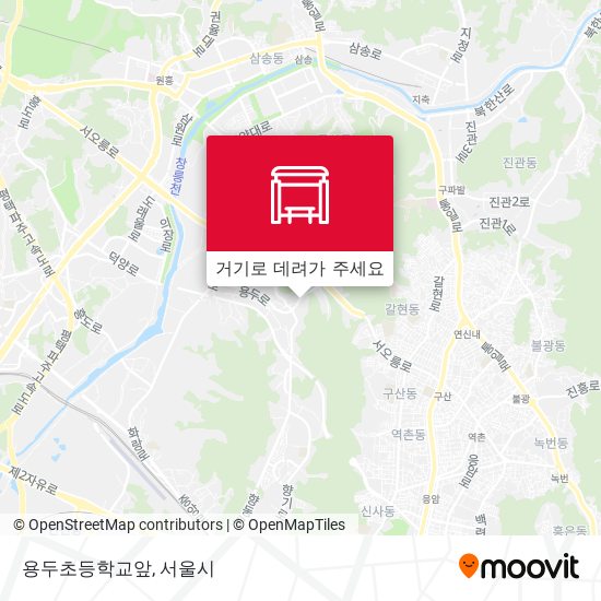 용두초등학교앞 지도