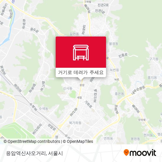 응암역신사오거리 지도