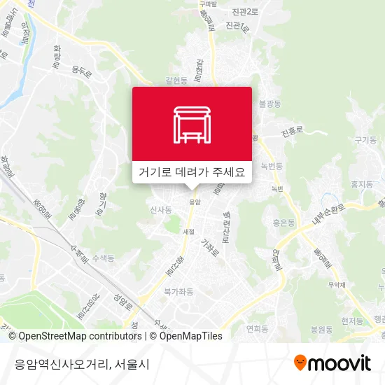 응암역신사오거리 지도