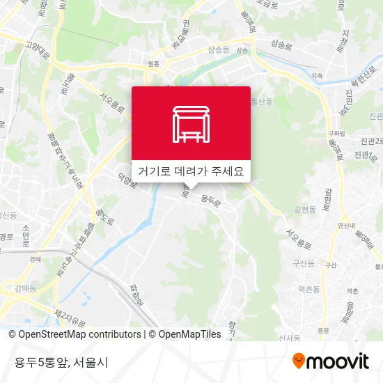 용두5통앞 지도