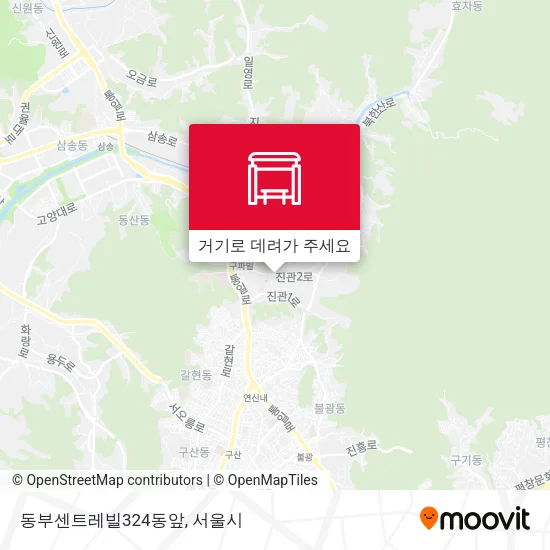 동부센트레빌324동앞 지도