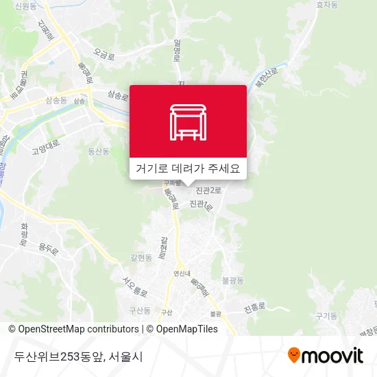 두산위브253동앞 지도