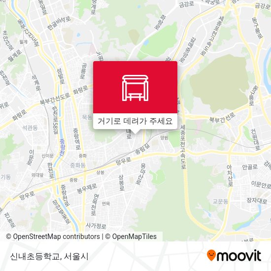 신내초등학교 지도