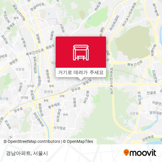 경남아파트 지도