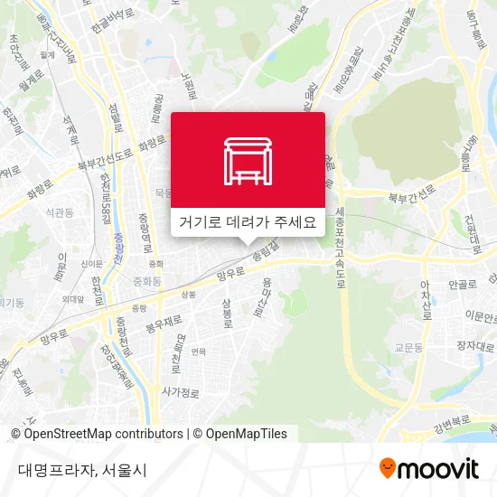 대명프라자 지도