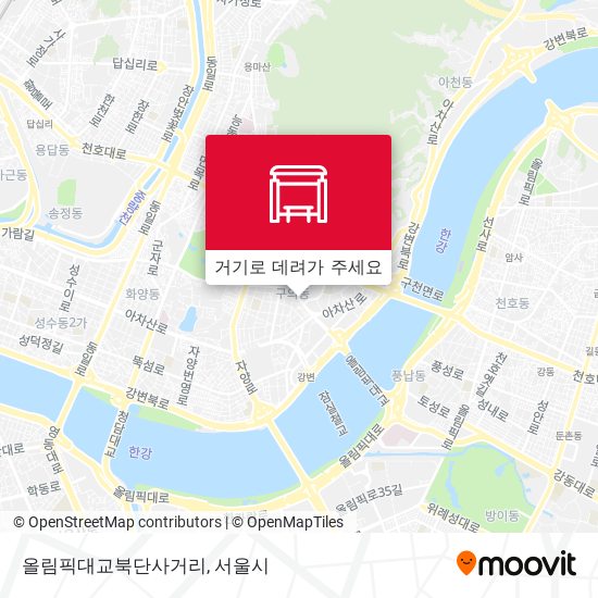 올림픽대교북단사거리 지도