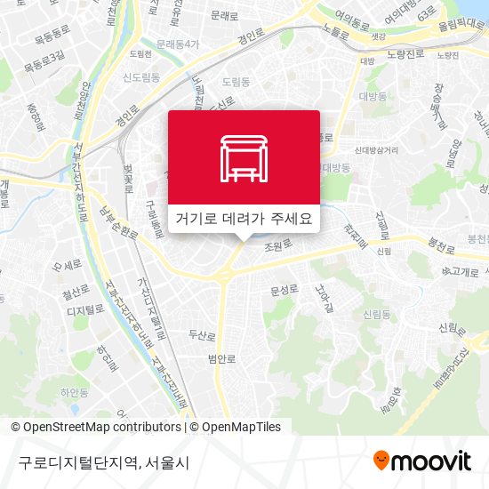 구로디지털단지역 지도