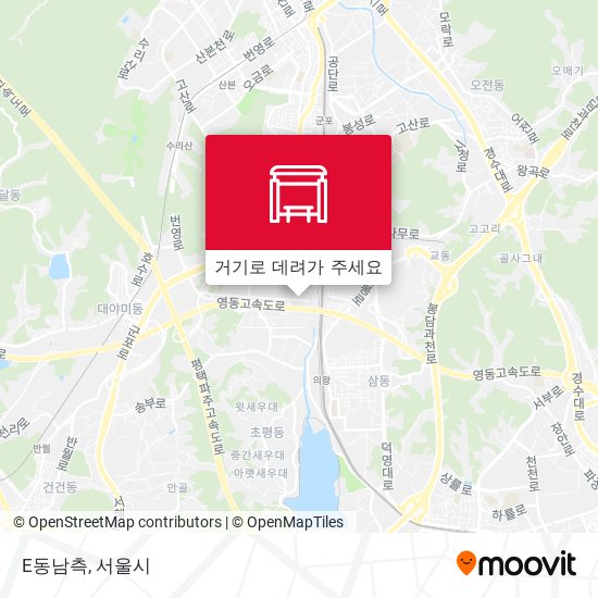 E동남측 지도