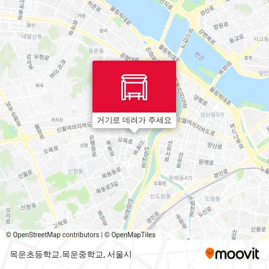 목운초등학교.목운중학교 지도
