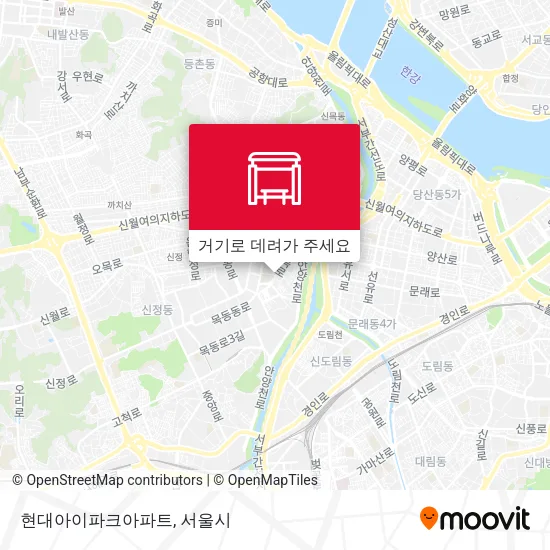 현대아이파크아파트 지도