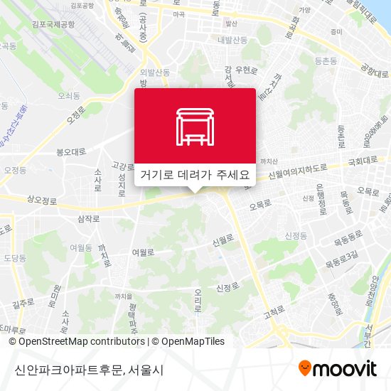 신안파크아파트후문 지도