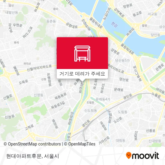 현대아파트후문 지도